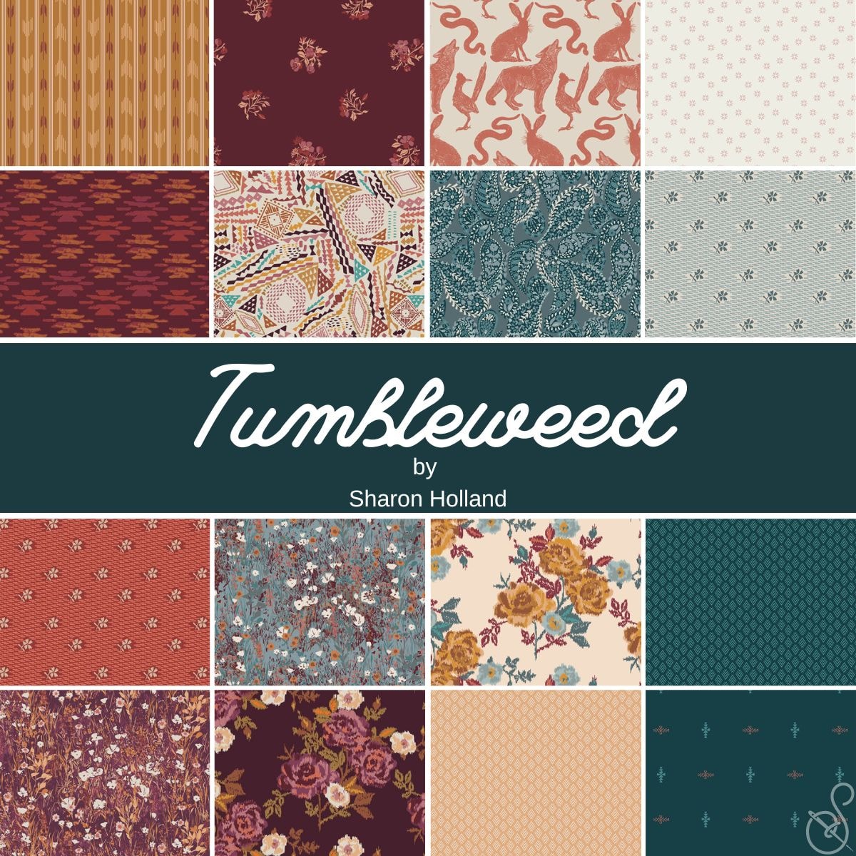 Tumbleweed Half Yard Bundle | Sharon Holland | 16 SKUs