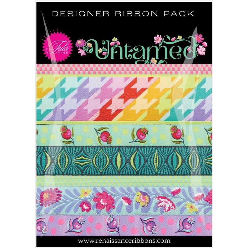 Untamed Designer Ribbon Pack | Tula Pink - Moonbeam