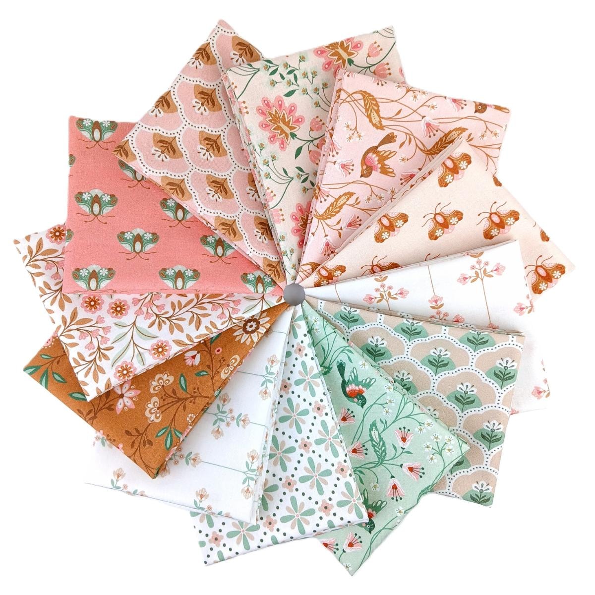 Vintage Charm Fat Quarter Bundle | Dots & Glory | 12 FQs