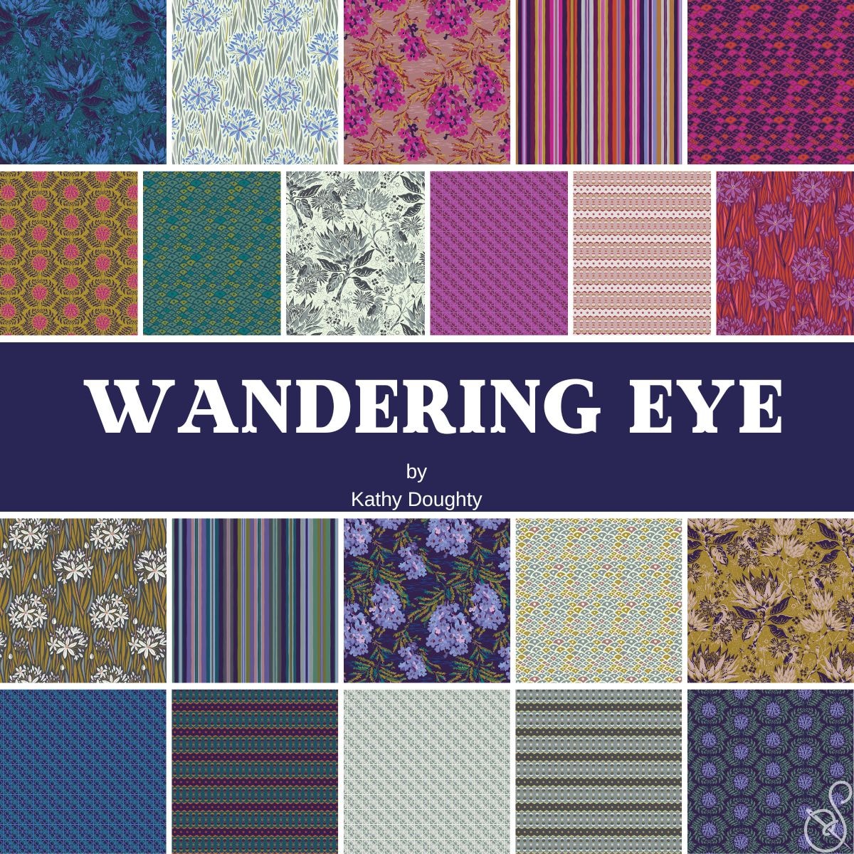 Wandering Eye Fat Quarter Bundle | Kathy Doughty | 21 FQs