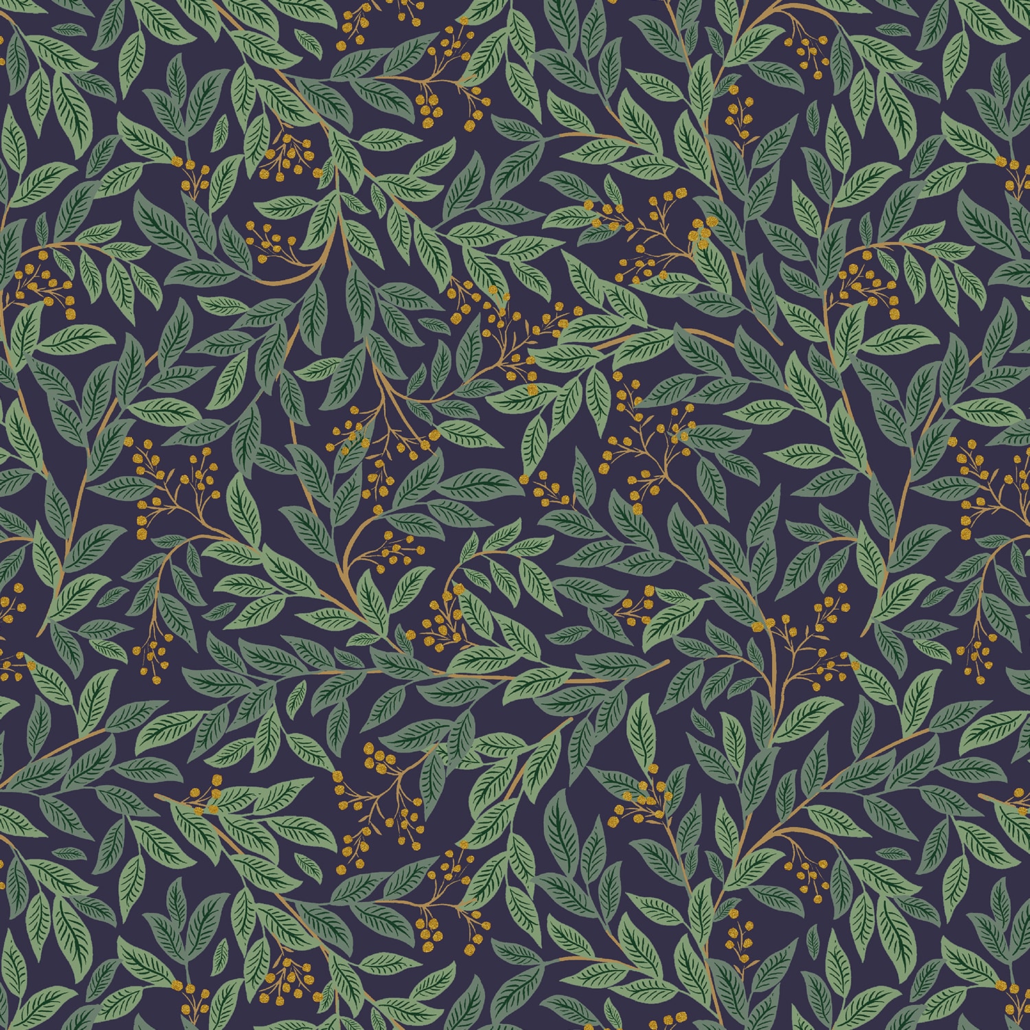 Willowberry - Navy Metallic