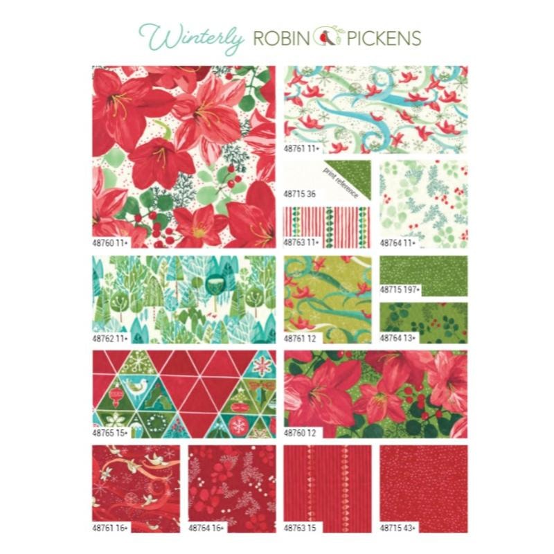 Winterly Fat Quarter Bundle | Robin Pickens | 29 SKUs