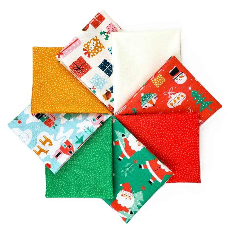Wonderful Christmas Time Fat Quarter Bundle | Jane Farnham | 8 FQs Wonderful Christmas Time Fat Quarter Bundle | Jane Farnham | 8 FQs