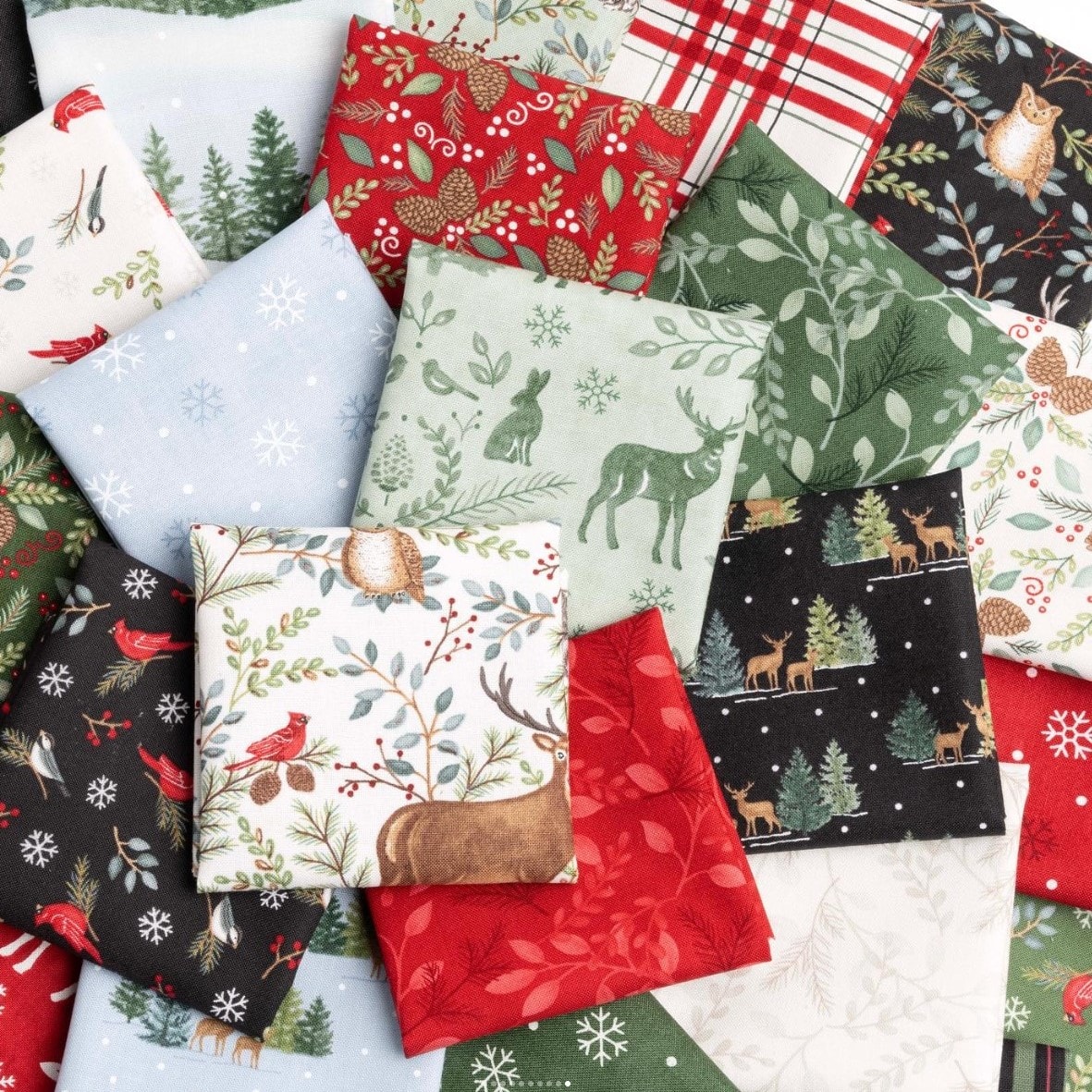 Woodland Winter Fat Quarter Bundle | Deb Strain | 32 SKUs