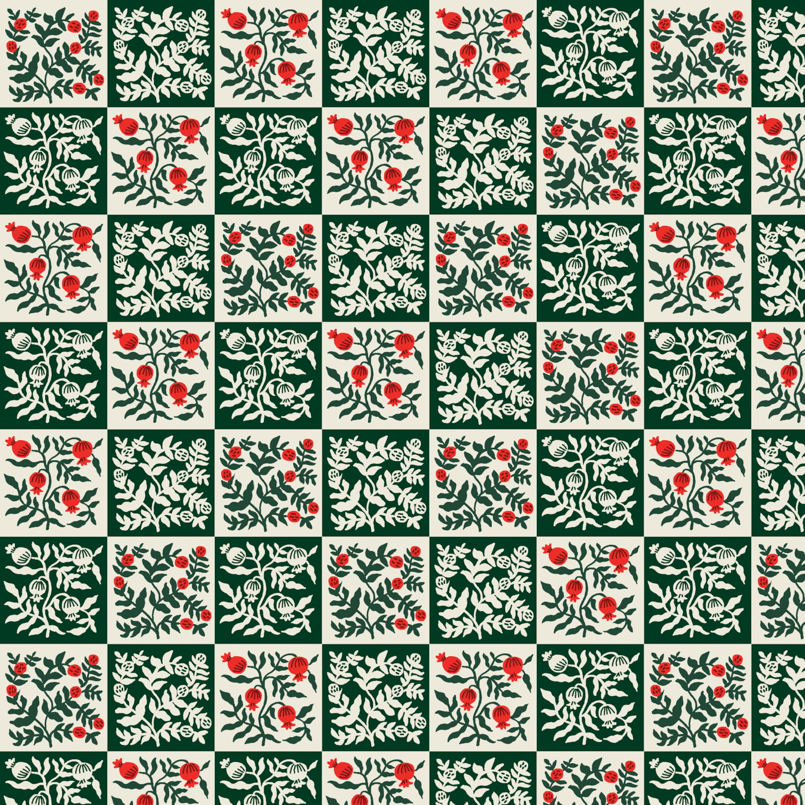 Yuletide Floral - Evergreen